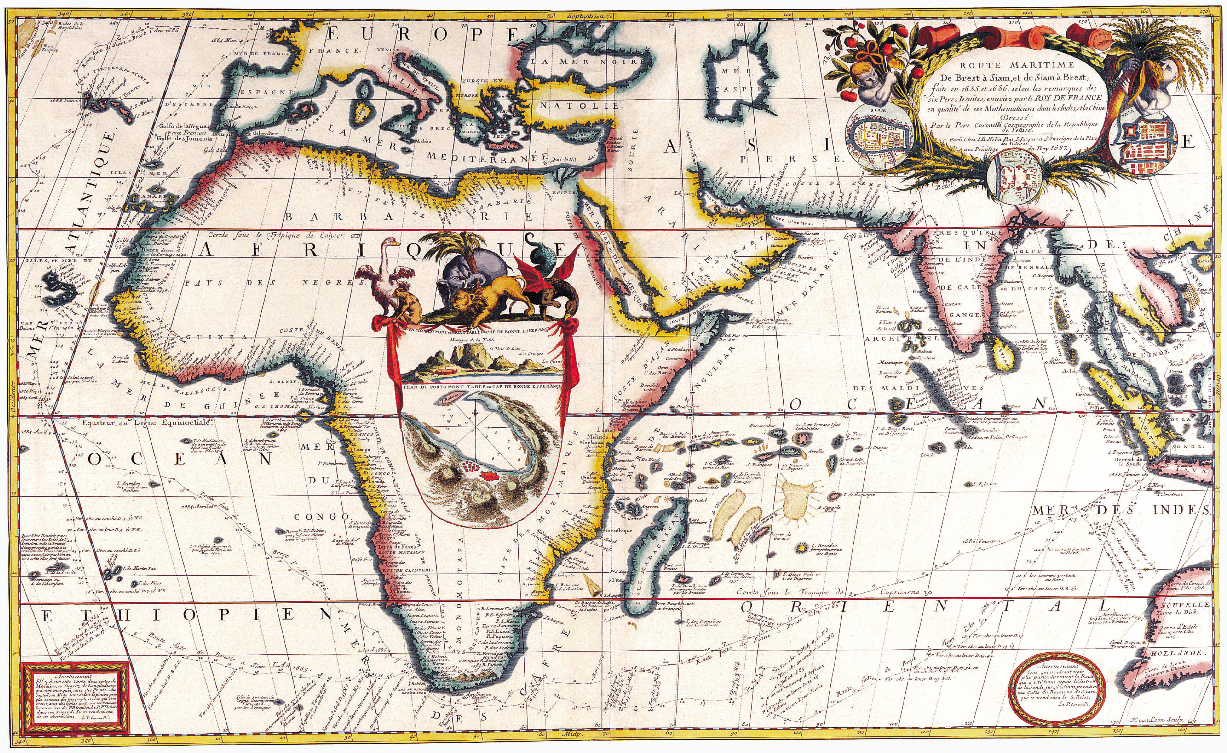 The meme is a humorous illustration of a 17th-century map of Africa, with a cartoonish image of a monkey in the center of the continent. The image is captioned "Africa, according to European maps of the 17th century". The map is a classic example of Eurocentric cartography, where the continent is distorted and exaggerated, with the monkey's face and body replacing the traditional depiction of Africa.